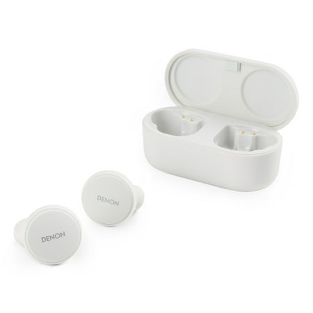 Denon - PerL Pro True Wireless Adaptive Active Noise Cancelling In-Ear Earbuds - White