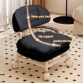 thumbnail image 6 of HOZVOMI Backrest Chair Household Round Stool Small Stool with Swivel Wheels, Compact Design, 6 of 6