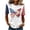 Vermilion #120, variant on 250th Anniversary Usa Shirts Crew Neck Patriotic American Flag T Shirts Liberty Short Sleeve Usa Star Stripes Tops Vocation Independence T-Shirts Vermilion 3XL