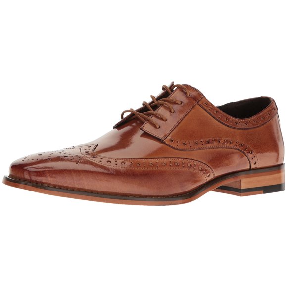 STACY ADAMS Men's Tinsley-Wingtip Oxford, Tan, 10 M US