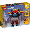 thumbnail image 3 of LEGO Creator 3 in 1 Super Robot Building Kit, Kids Can Build a Toy Robot or a Toy Dragon, or a Model Jet Plane, Makes a Creative Gift for Kids, Boys, Girls Age 7+ Years Old, 31124, 3 of 8