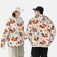 thumbnail image 5 of Picia Forest Squirrel Nuts Women's Men's UPF 50+ Sun Protection Hoodie Shirt Long Sleeve SPF Fishing Outdoor UV Hiking Lightweight Shirts-Small, 5 of 9