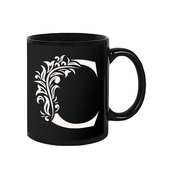 Elegant Letter C Design  Mug Unisex's -Image by Shutterstock