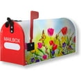 thumbnail image 2 of Spring Flowers Mailbox Cover Magnetic Standard Size 18" X 21" Daisy Floral Mailbox Covers Spring Decor Mailbox Wraps Post Letter Box Cover for Garden Yard, 2 of 6