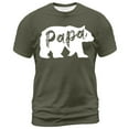 thumbnail image 4 of XIYON Father's Day Mens T Shirt Short Sleeve Round Neck Letter Print Summer Loose Fit Fashion Tee Top For Casual Daily Wear And Outdoor Activities,Green,XXXL, 4 of 4
