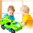 thumbnail image 3 of Coche de dinosaurio de deformación con música de luces LED para niños, juguete de vehículo de regalo para niños Tmvgtek juguetes de los niños, 3 of 8