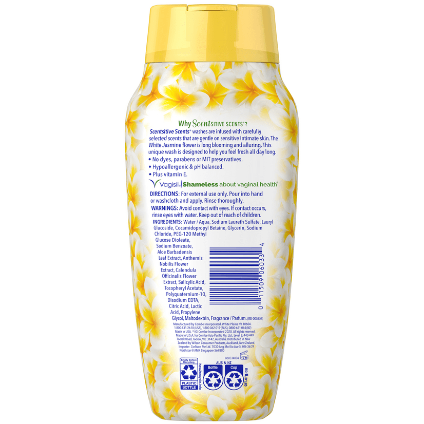 (3 pack) Vagisil Scentsitive Scents® Feminine Intimate Wash, pH‑Balanced,  Relaxing Vanilla Blush, 12 fl oz (3‑Pack)