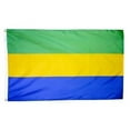 thumbnail image 1 of Annin Flagmakers 192762 Drapeau du Gabon 5 Pi X 8 Pi Nyl-Glo, 1 of 1