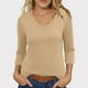 thumbnail image 5 of Blusas para mujer,Blusa de verano para mujer con cuello en V y manga corta, poliéster, informal y cómoda, ideal para el hogar, sopatenor, 5 of 6