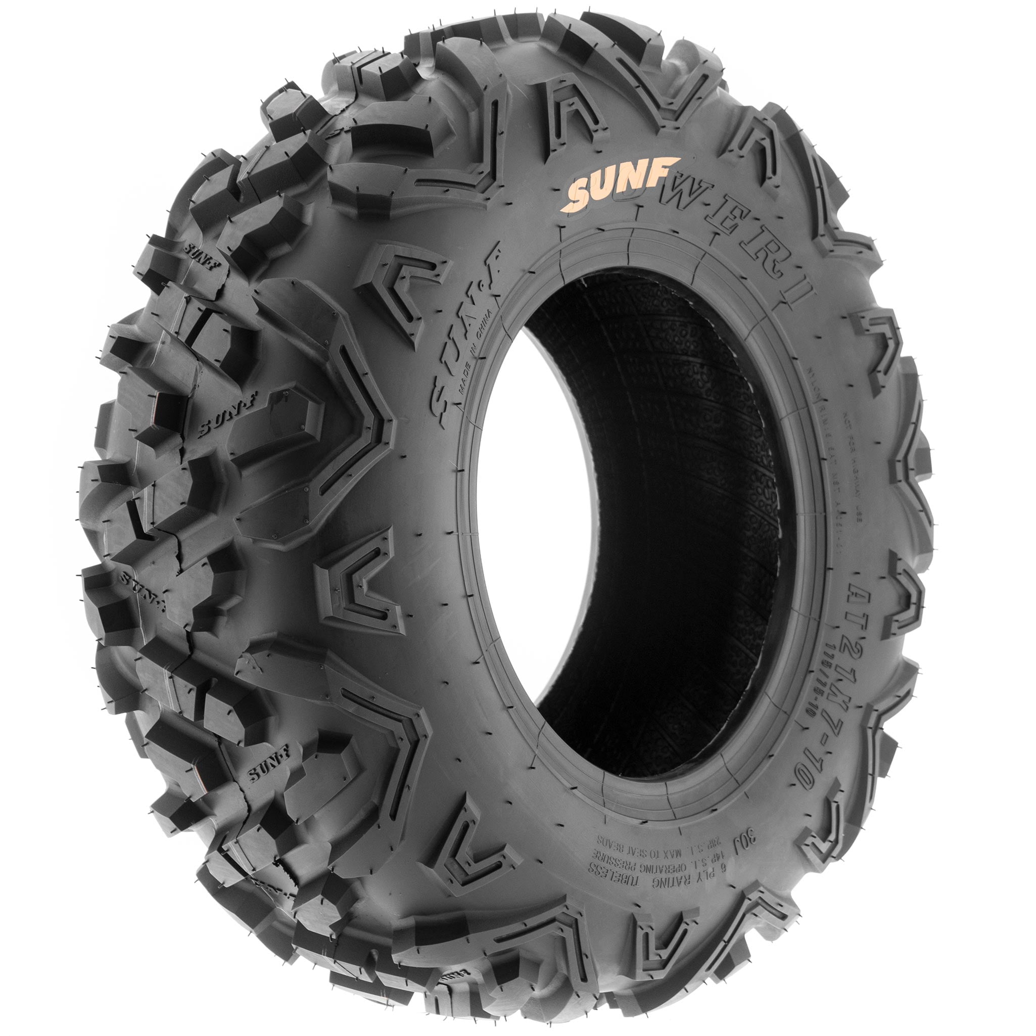 Pair of 2 SunF Power.II AT 16x8-7 ATV /& Go-Kart Off-Road Tires All-Terrain 6 PR Tubeless A051