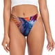 thumbnail image 1 of Fotbe Vibrant Hummingbird Watercolor Art Tanga Sin Costuras para Mujer con Estampado – Panties Invisibles, Transpirables y Cómodos para Uso Diario-X-Small, 1 of 6