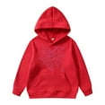thumbnail image 1 of Chandail à Capuche Imprimé pour Filles Chandail Décontracté Doux Confortable Chaud pour Enfants, 1 of 7