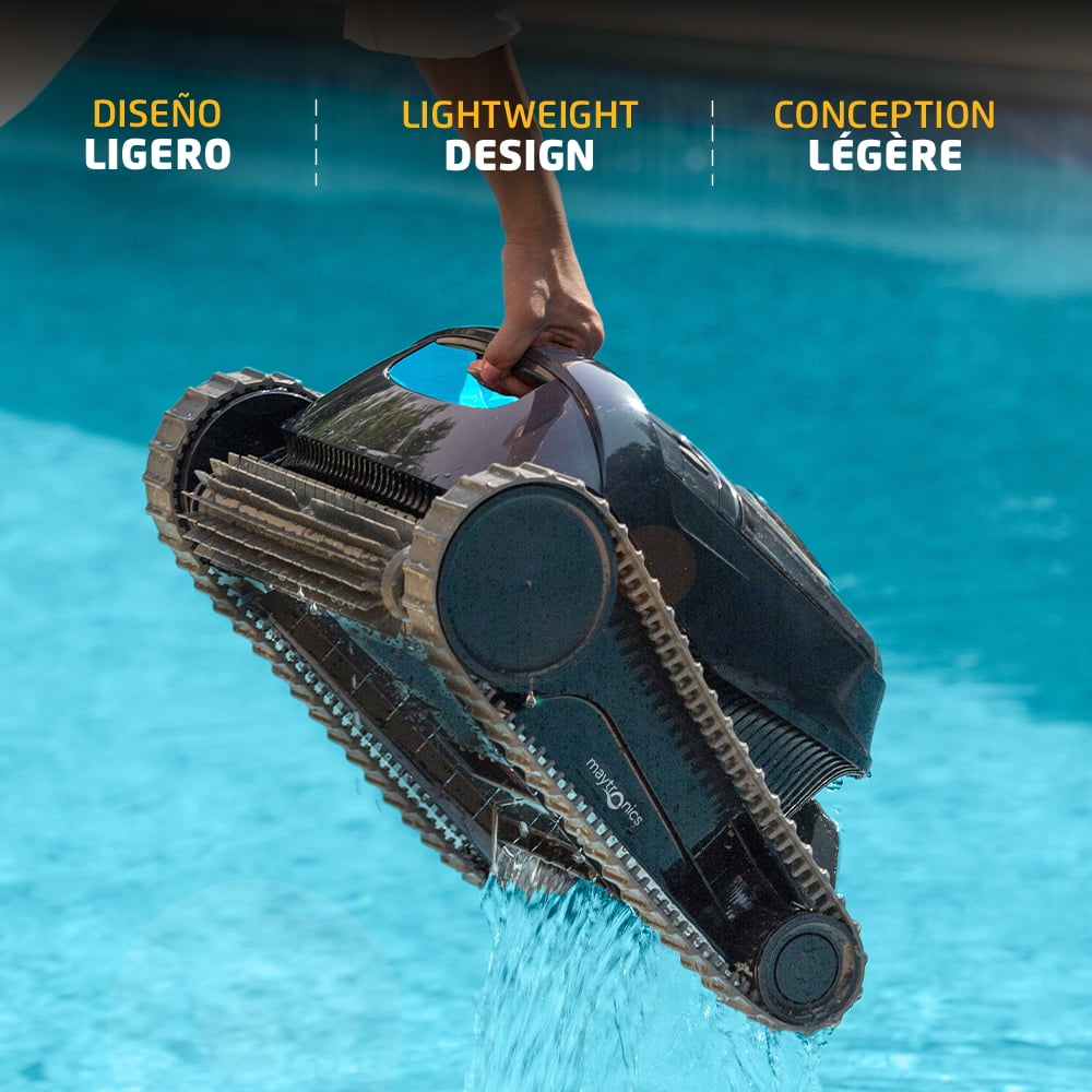 Dolphin Liberty 200 Cordless Automatic Robotic Pool Vacuum Cleaner, Inductive Charging, Wall Climbing Scrubber, Ideal for In-Ground Pools up to 33 FT in Length