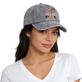 thumbnail image 3 of USA 250th Anniversary Baseball Cap, Patriotic Embroidered and Printed American Flag Dad Hat, Adjustable 4th of July Hat for Men and Women, Freedom Celebration Cap Grey, 3 of 6