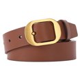thumbnail image 2 of SENDEFN Women's Casual Leather Belts for Jeans Pants Ladies Belt Fashion Vintage Gold Pin Buckle, 2 of 6