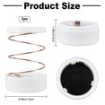 thumbnail image 2 of Retractable Pen Pencil Telescopic Holder Pencil Case Metal Wire Pencil Cup Holders Vertical Stand Up Pencil Case (Light Salmon), 2 of 7