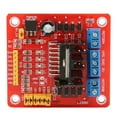 thumbnail image 1 of Módulo de control de motor, placa controladora de motor de puente H doble L298N, controlador de motor paso a paso de CC, diseño de última generación, 1 of 9