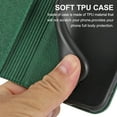 thumbnail image 7 of TECH CIRCLE for Samsung Galaxy S23 Ultra Wallet Case,Shockproof Magnetic Closure PU Leather Folding Stand Full Protective Cover with Wristlet Strap Card Holder for Galaxy S23 Ultra 6.8" 2023, Green, 7 of 7