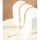 thumbnail image 3 of Collar de plata de ley 925 para mujer, cadena de clavícula de moda de verano que combina con todo, cadena de hueso de serpiente de lujo ligera, 3 of 6