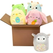 Squishmallows 5" Mystery Box Easter Plush 5 Pack - Officially Licensed Kellytoy - Collectible Soft & Squishy Mini Easter Stuffed Animal Toy - Add to Your Squad - Gift for Kids, Girls & Boys - 5 Inch