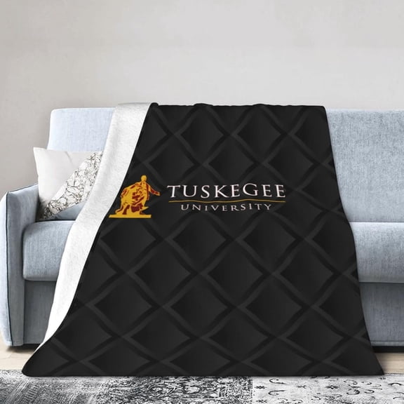 Tuskegee University Ultra-Soft Micro Fleece Blanket Soft Comfortable Flannel Blanket Available for Bed Couch Living Room
