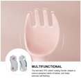 thumbnail image 4 of Phenofice 2 Sets Food Grade Safe Baby Utensils Child Fork Spoon TPE Pink, 4 of 6