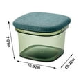 thumbnail image 3 of Organizers and Storage Footstool, Storage Stool, Plastic Transparent Storage Box Household Toy Storage Multifunctional Shoe Changing Stool Storage Stool, Suitable For Living Storage Bins, 3 of 9