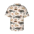 thumbnail image 3 of Daiia Ramadan Whale Hawaiian Shirt for Men Gentle Cotton Regular Short Sleeve Casual-Medium, 3 of 9