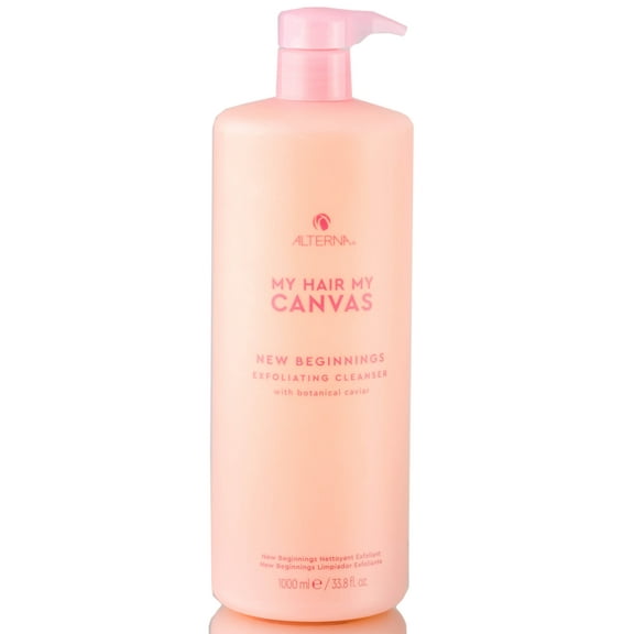 33.8 oz , Alterna My Hair My Canvas New Beg. Exfo Cleanser Hair - Pack of 1 w/ Sleekshop Teasing Comb