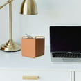 thumbnail image 5 of Leather Pen Holder, Pencil Cup & Organizer for Essential Desktop Supplies, Handcrafted - brown, 5 of 5