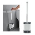 thumbnail image 4 of Cepillo de baño con soporte de plástico de secado rápido hueco interno fácil de limpiar piezas de baño duraderas suministros para el hogar - Base cuadrada Macarena cepillo de baño, 4 of 7