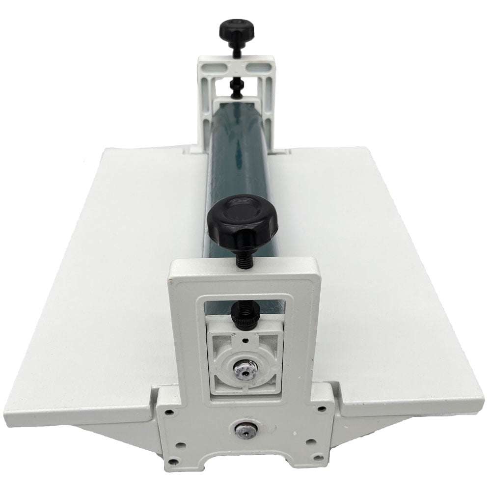 14in Manual Cold Mounting Machine Cold Roll Laminator with Platform and Regulating Bracket for Photo Paper