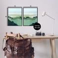 thumbnail image 3 of Stupell Industries Hill Side Nautical Landscape Abstract Greenery Black Framed by Grace Popp, 3 of 5