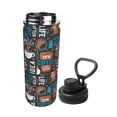 thumbnail image 2 of Cauagu Coffee Lover Print Print 18oz Vacuum Insulated Stainless Steel Water Bottle,Coffee Travel Mug Spill Proof with Lid,Thermos Cup for Keep Hot/Ice Water Drinks, 2 of 7