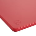 thumbnail image 2 of Tabla de cortar Winco 38 x 51 x 1,3 cm resistente roja, 2 of 5