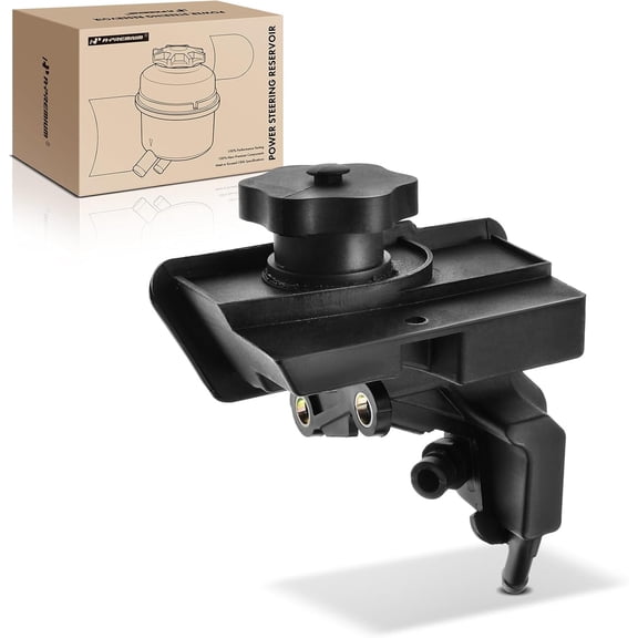 A-Premium Power Steering Reservoir/Tank with Cap Compatible with Ford Focus 2006 2007 2008 2009 2010 2011, Transit Connect 2010-2011, 2.0L 2.3L, Replace# 9S4Z3E764A