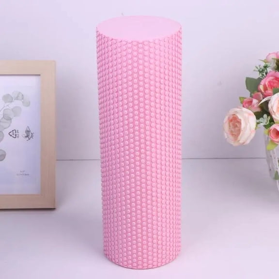 NewYoga Roller Round EVA Foam Cylinder Roller For Pilates Exercise Enhanced Home Workouts Diameter 10cm Length 30cm