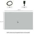 thumbnail image 4 of 9.84' x 13.1' Gazebo Sidewall Set with Hooks/C-Rings, Light Gray, 4 of 11