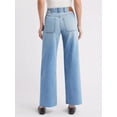 thumbnail image 5 of EMMIOL Women's Baggy Boyfriend Jeans Y2K Trendy Stretchy Mid Rise Wide Leg Loose Fit High Waisted, 5 of 5