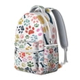 thumbnail image 2 of Dog Print Travel Backpack for Students - Durable Zippers, Side Water Bottle Holder, Ergonomic Design for Reduced Shoulder Strain, 2 of 6