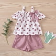 thumbnail image 5 of EnJoCho Kid Girls Clothes Outfits Bowknot T-Shirt + 2 In 1 Denim Short Skort Summer Clothing Set, Girls Shirt and Shorts Set Kindergarten Starter Pack Size 4-10 Years, 5 of 9