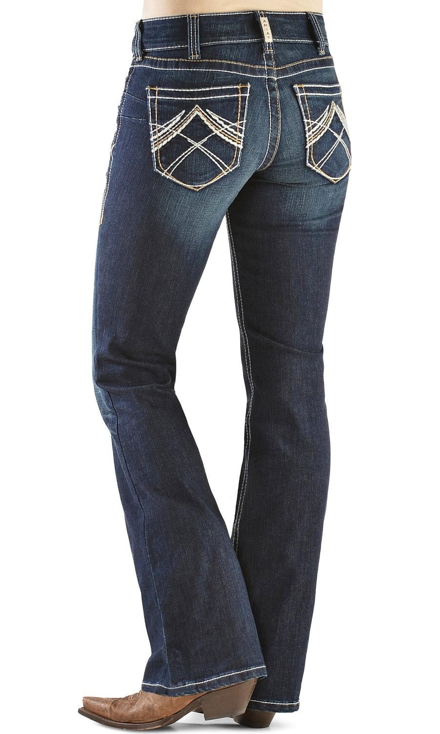 Womens Wrangler Mae Boot Cut Low Rise Premium Patch Jeans 09mwzru NO TAX SELL