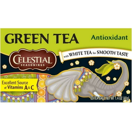 3 Pack - Celestial Seasonings Antioxidant Green Tea Bags 20 (Best Antioxidant Green Tea)