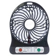 thumbnail image 2 of Ventilador USB portátil con batería y linterna, silencioso y potente ventilador de escritorio recargable para carga de teléfono, al aire libre, oficina, mochila Zhivalor 220286-2, 2 of 4