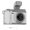 White, variant on BQBQERT Everyday Use Mini Camera Keychain Retro Build In Flash 1080P High Definition