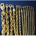 thumbnail image 2 of 14K Yellow Gold Solid Rope Chain | 1.5 mm | 18 Inches |, 2 of 12