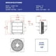 thumbnail image 4 of Ventilador de Escape iLiving Plata con Termostato Inalámbrico Inteligente y Control Remoto de Humeda, 4 of 6