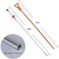 thumbnail image 2 of 6 Pcs Drain Tools Spring Tube Unclog Drain Unclogging Tool Drain Snake Hair Clogging Drain Hair Remover Tool for Shower and Kitchen Sink, 2 of 5