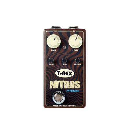 T-Rex Engineering Nitros Hypergain Distortion Guitar Effects Pedal