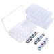 thumbnail image 1 of Diamond Embroidery Box, 3 Pack Clear Diamond Painting Storage Box Containers Each With 28 Mini Compartments Grids Mosaic Kits Accessories Storage Box, 1 of 5